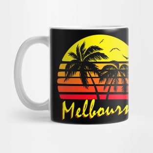 Melbourne Retro Sunset Mug